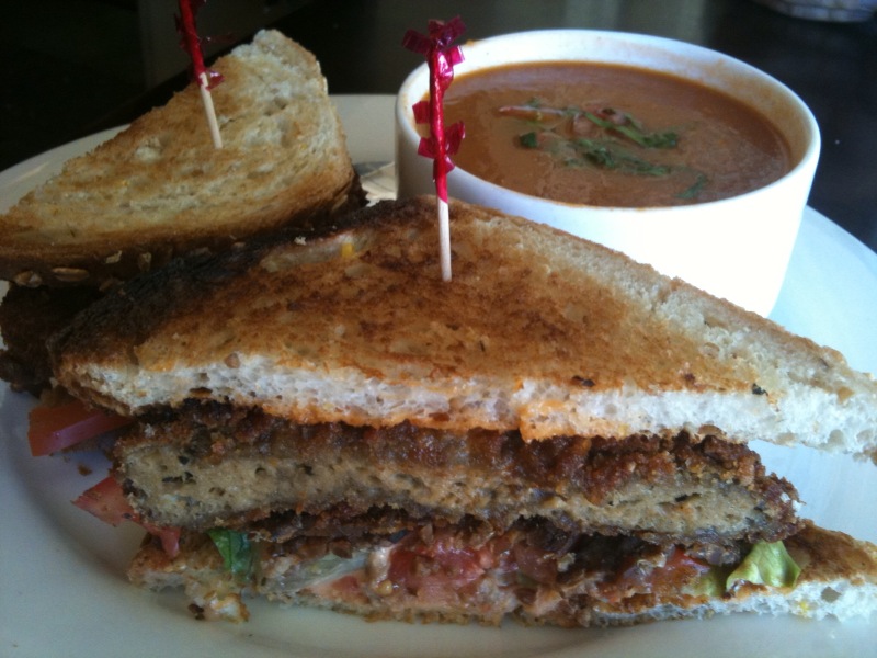 Mani's seitan vegan sandwich Mani's seitan vegan sandwich