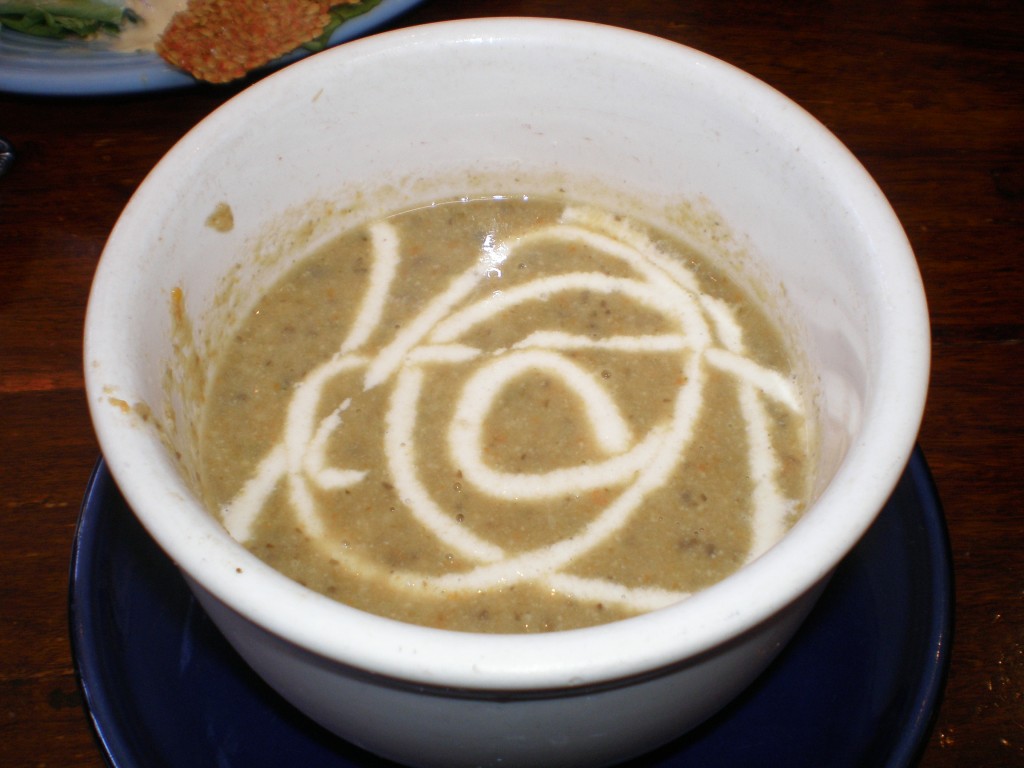 Cafe Gratitude soup